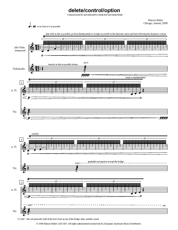 delete/control/option - Marcos Balter