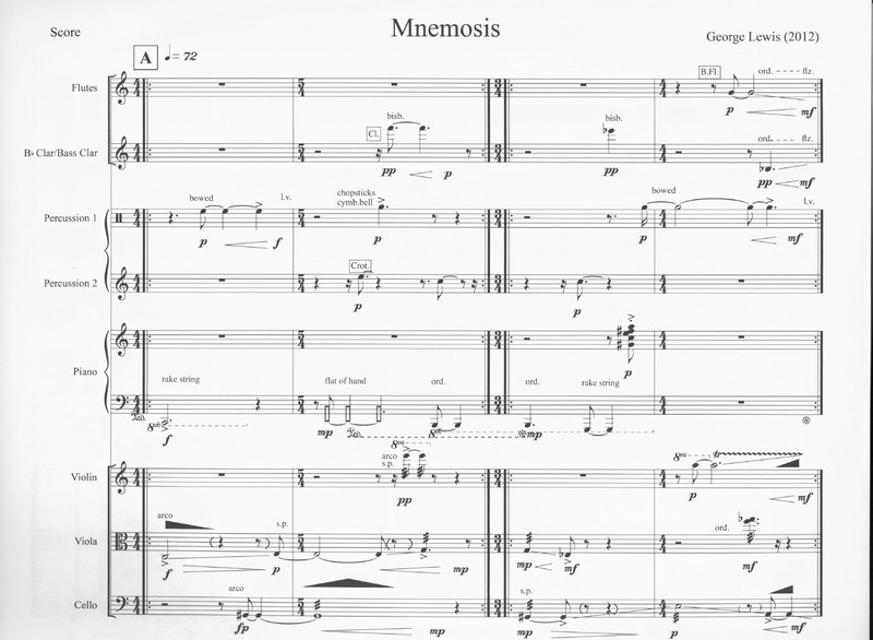 Mnemosis - George E. Lewis
