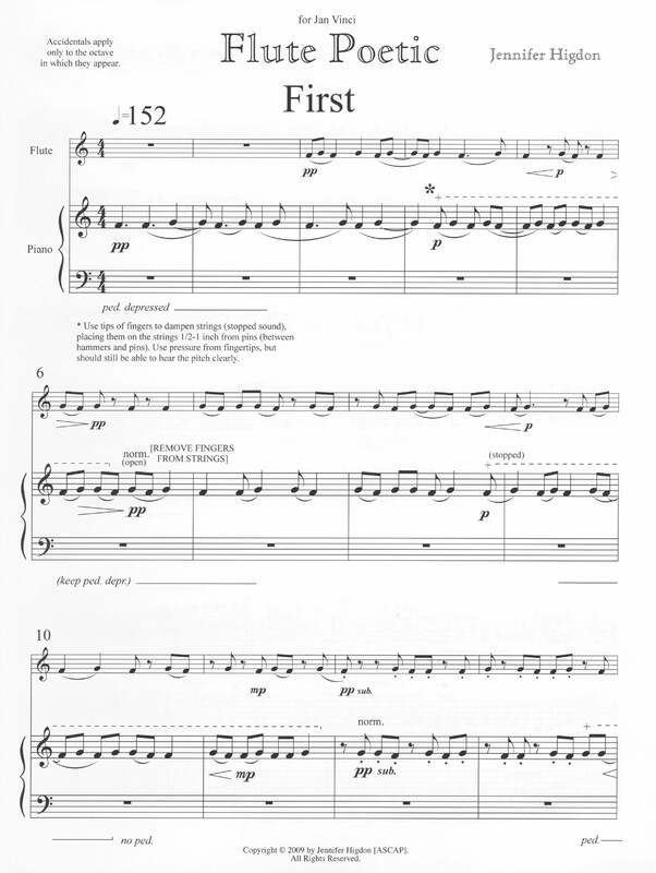 Flute Poetic - Jennifer Higdon