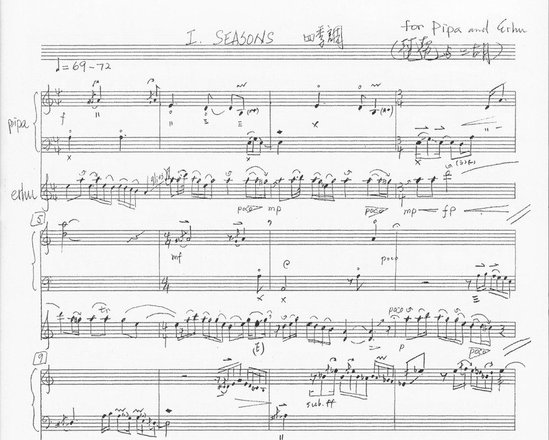 Three Tunes - Bright Sheng