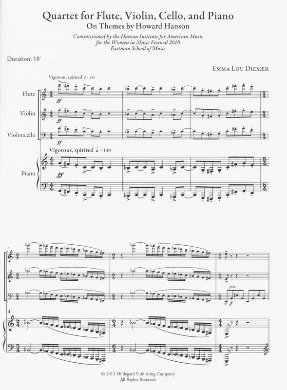 Quartet - Emma Lou Diemer
