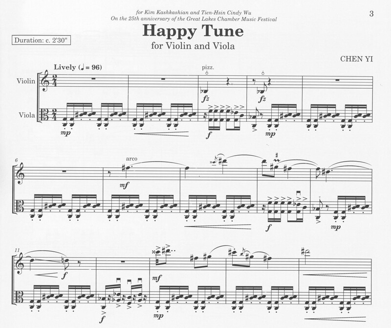 Happy Tune - Chen Yi