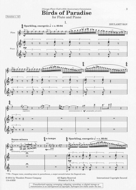 Birds of Paradise - Shulamit Ran