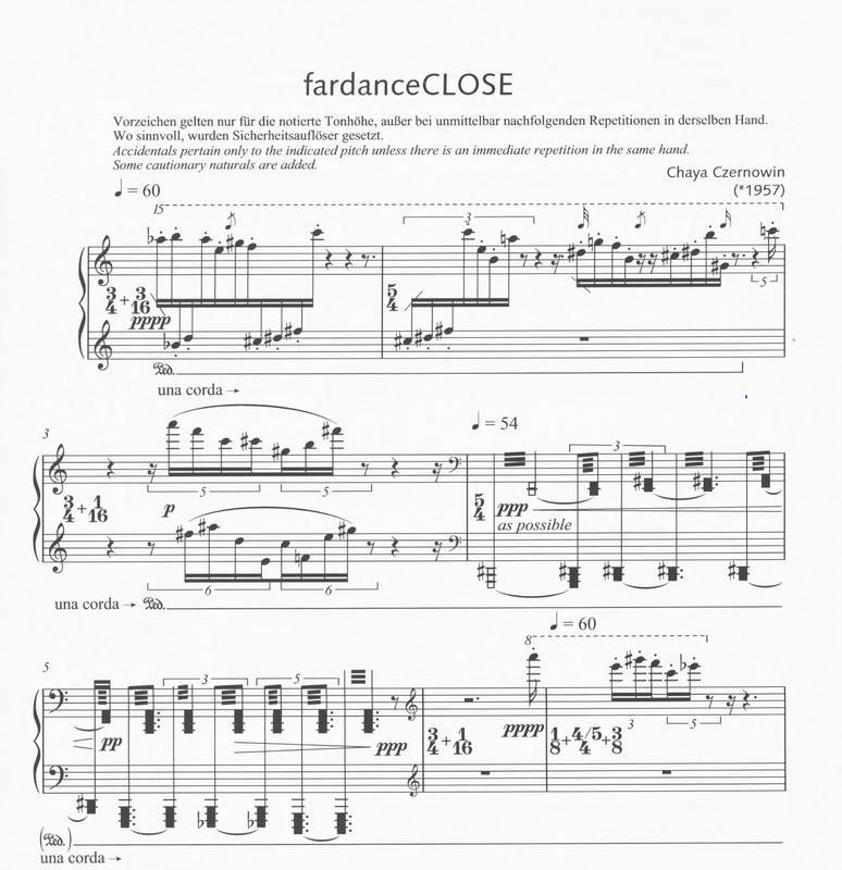 fardanceCLOSE - Chaya Czernowin