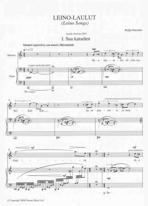 Leino-Laulut - Kaija Saariaho
