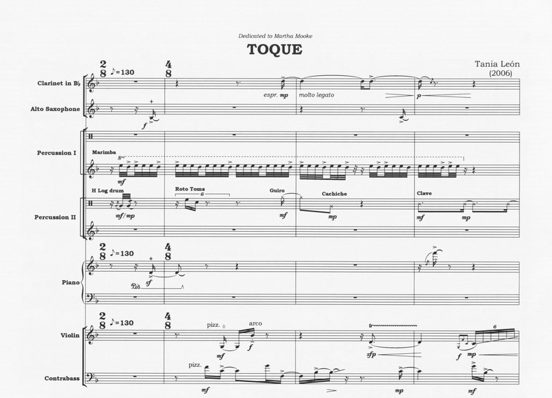 Toque - Tania Leon