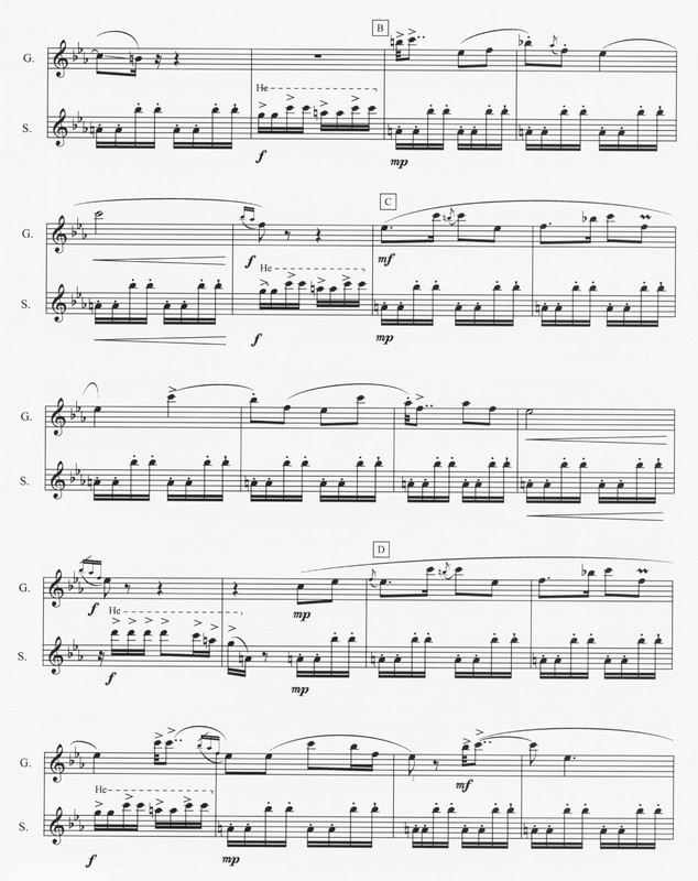 Three Bagatelles from China West: for Guanzi and Sheng - Chen Yi