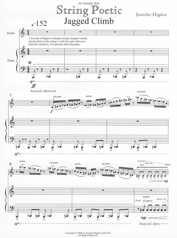 String Poetic - Jennifer Higdon
