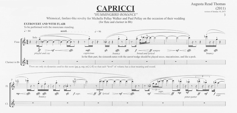 Capricci - Augusta Read Thomas