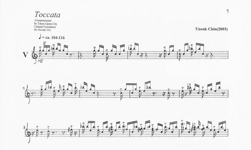 Piano Etude No. 5 - Unsuk Chin