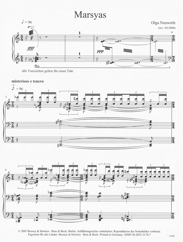Marsyas - Olga Neuwirth