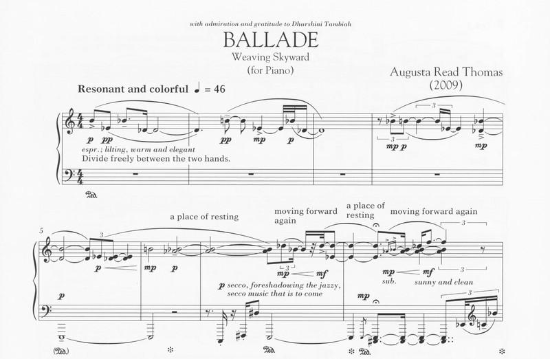 Ballade - Augusta Read Thomas