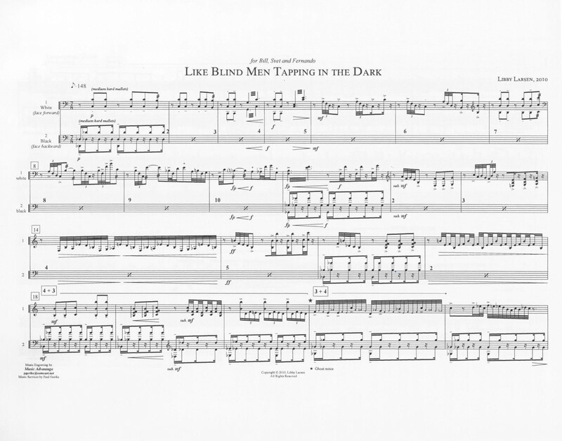 Like Blind Men Tapping in the Dark - Libby Larsen