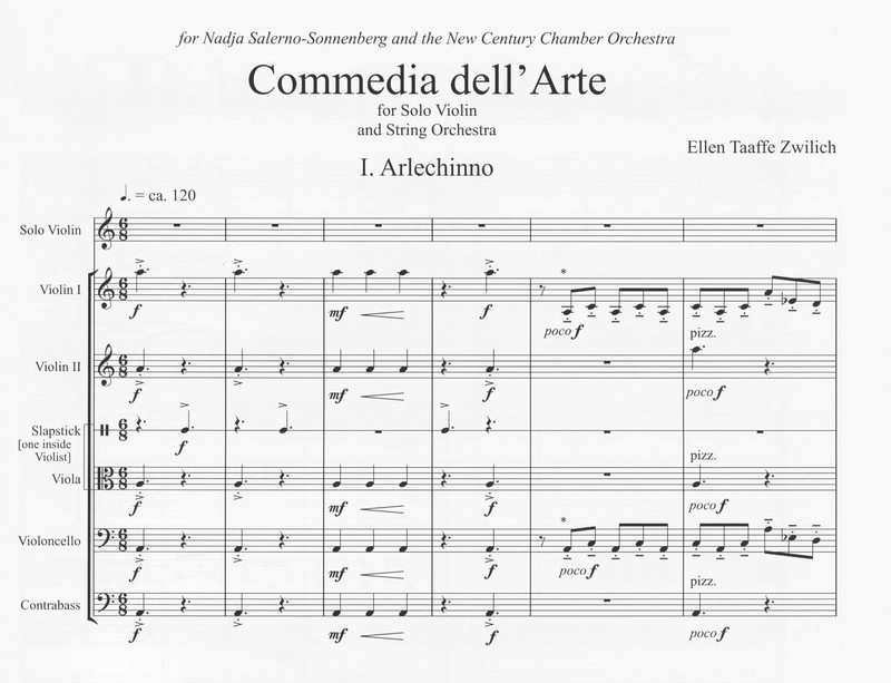 Commedia dell'Arte - Zwilich