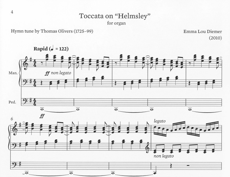 Toccata on "Helmsley" - Emma Lou Diemer