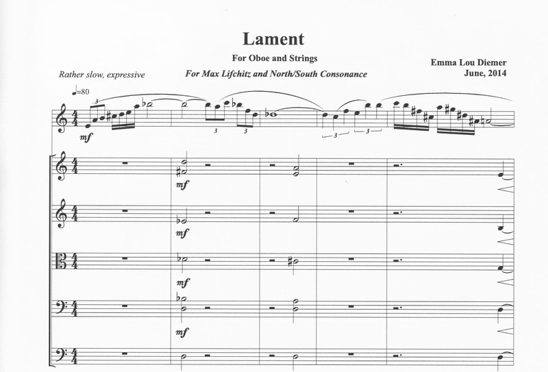 Lament - Emma Lou Diemer