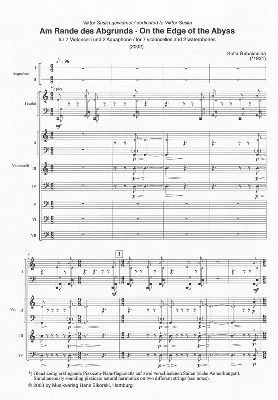 On the Edge of the Abyss - Sofia Gubaidulina