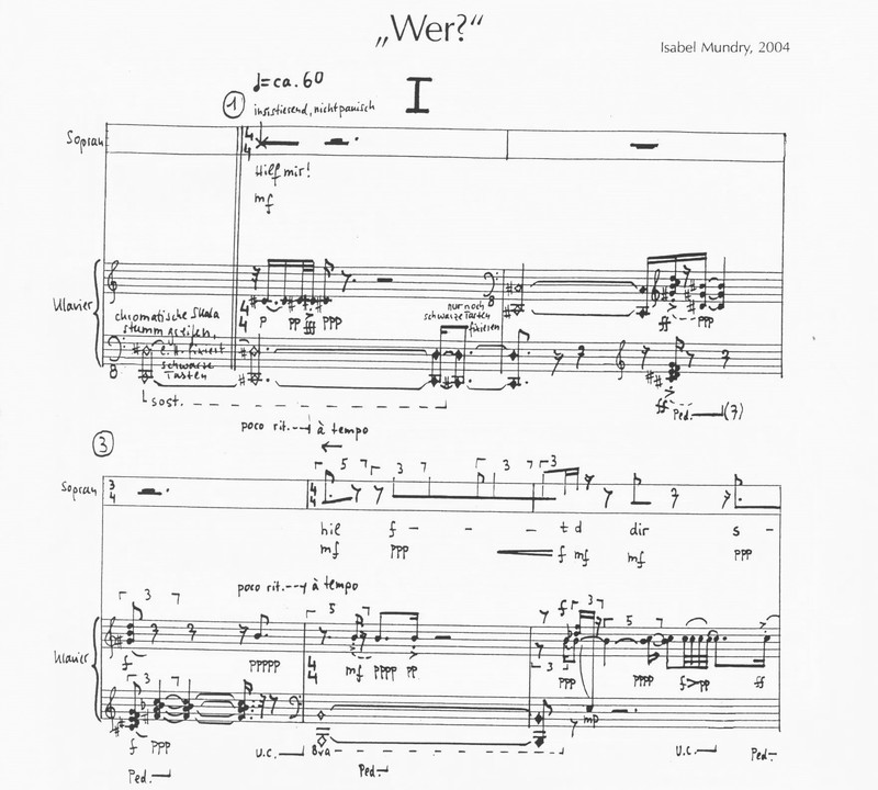 Wer - Isabel Mundry