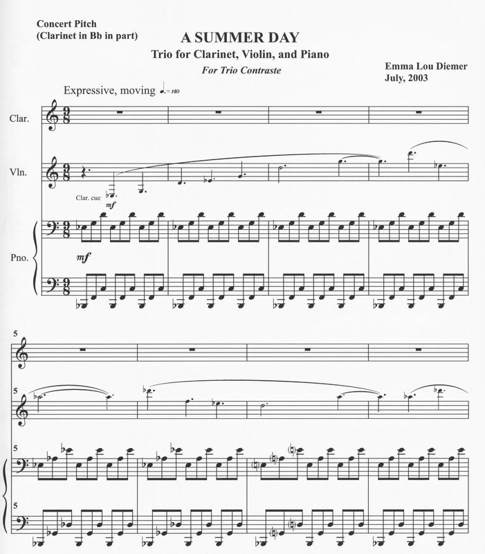  A Summer Day - Emma Lou Diemer