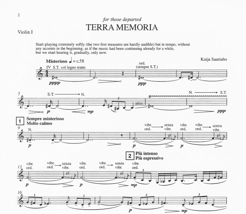 Terra Memoria - Kaija Saariaho