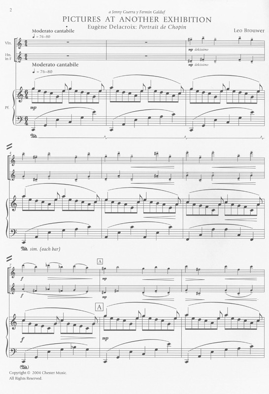 Pictures at Another Exhibition - Leo Brouwer