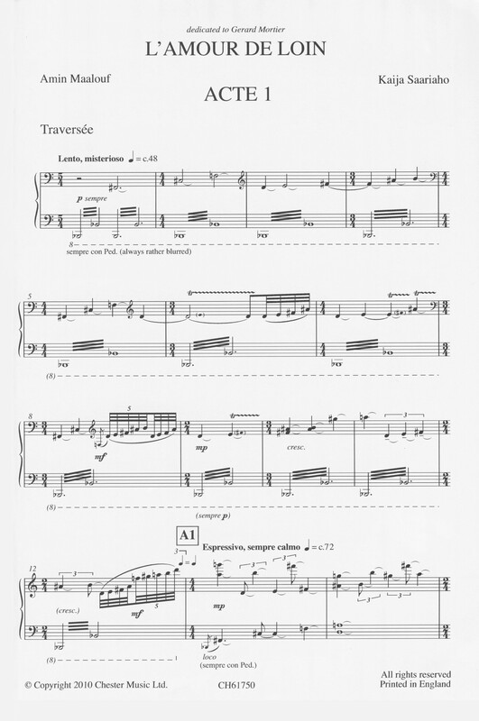 L'amour de Loin - Kaija Saariaho