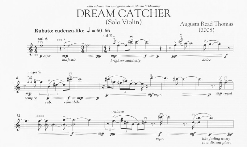 Dream Catcher - Augusta Read Thomas