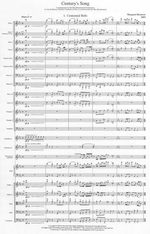 Century's Song - Margaret Brouwer