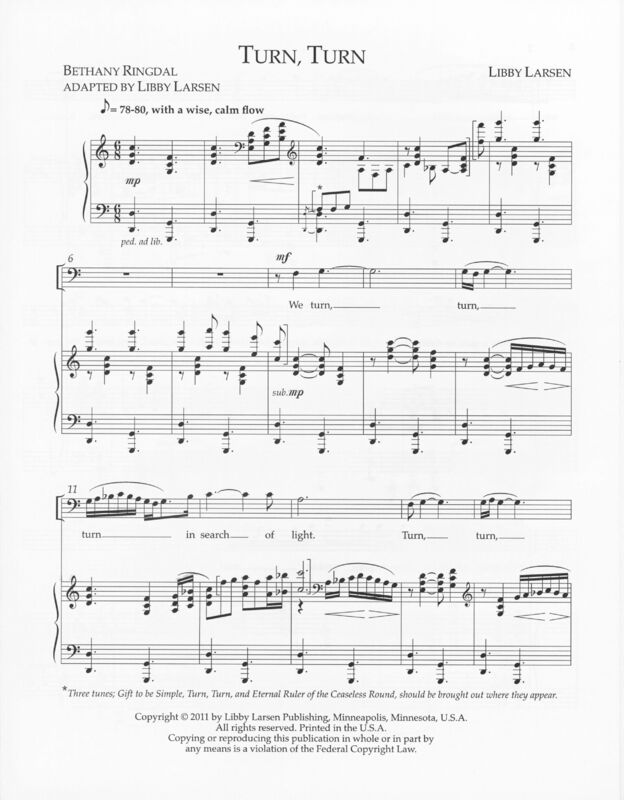 Turn, Turn - Libby Larsen