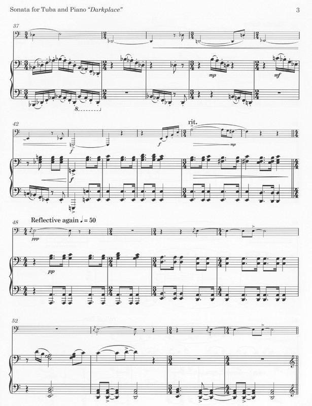 Quinn Mason - Sonata for tuba and piano "Darkplace"