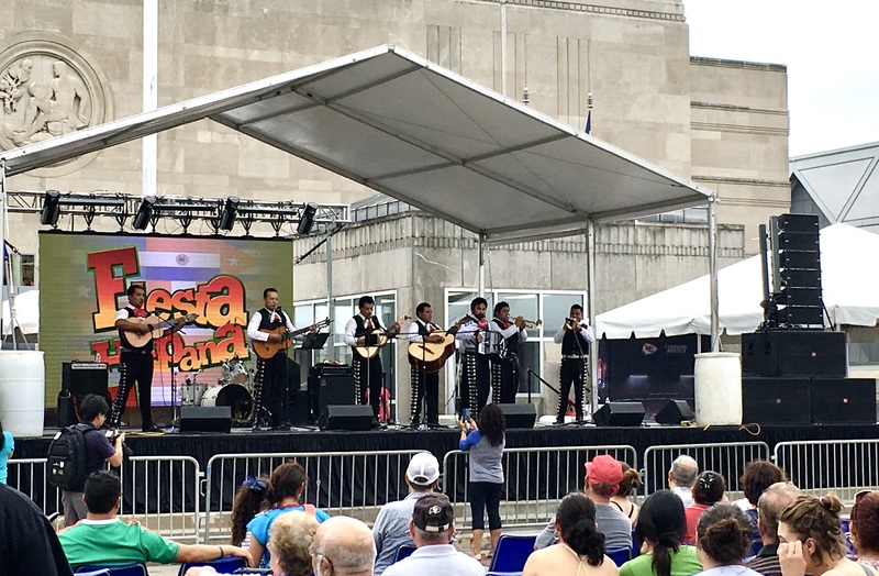 Band Playing at Fiesta Hispana