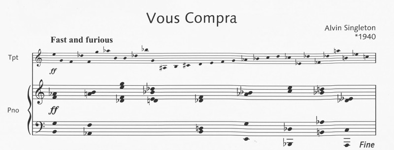 Vous Compra - Alvin Singleton