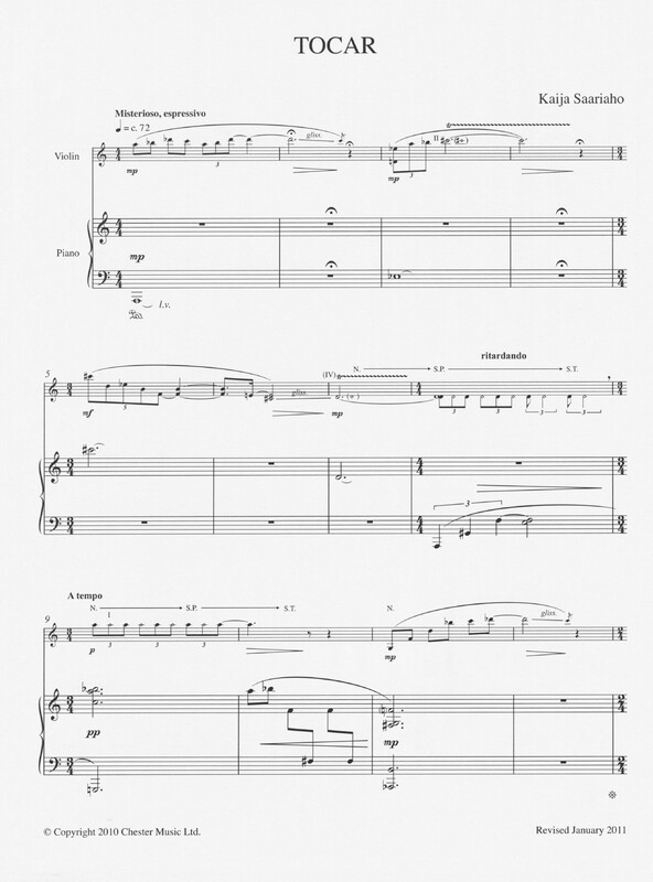 Tocar - Kaija Saariaho