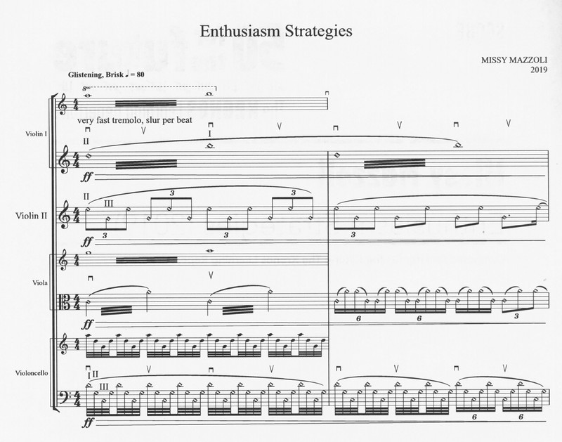 Enthusiasm Strategies - Missy Mazzoli