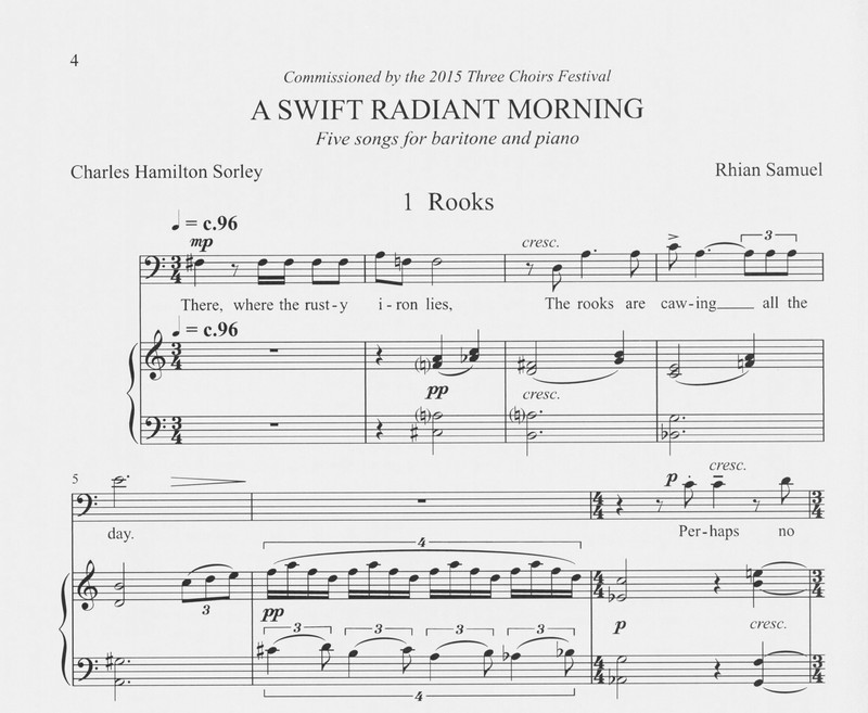 A Swift Radiant Morning - Rhian Samuel