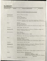 Great Guitars Itinerary '82