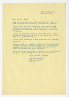 Bernice Anderson, Letter