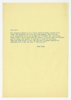 Edna Flynn, Letter