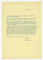 Iris Callowick, Letter