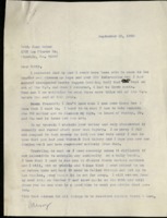 Letter to B.J. Baker
