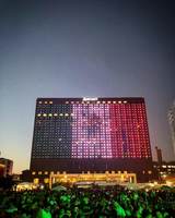 Mexican Flag on the Marriott Hotel Courtesy of Sonia Lopez Tinoco.