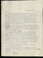 Letter from Barney to Dan