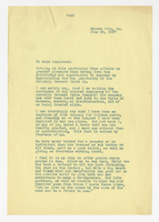 Maids & Janitors, Letters, page one