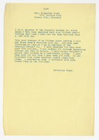 Katherine Hamel, Letter