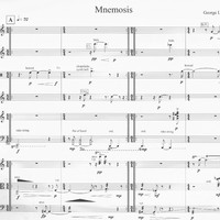 Mnemosis - George E. Lewis