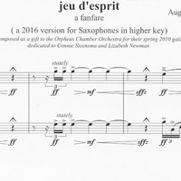 Jeu D'Esprit - Augusta Read Thomas
