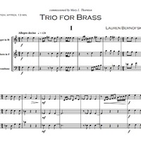 Trio for Brass - Lauren Bernofsky