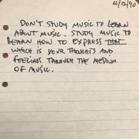 A Note on Music 