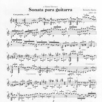 Sonata para guitarra - Roberto Sierra