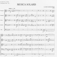 Musica Solaris - Lauren Bernofsky